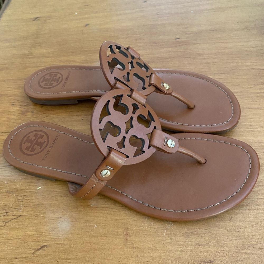 IUC Tan/Brown Tory Burch Miller Sandal